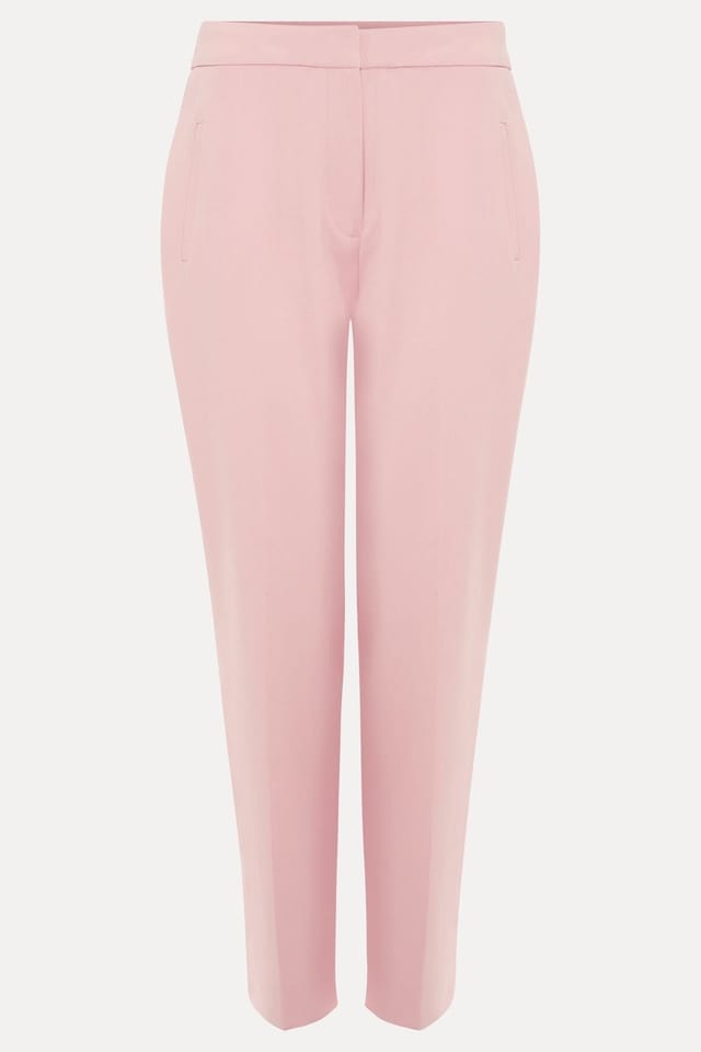 Phase Eight Phase Eight Women's Petite Fara Slim Tapered Trousers in Baby Pink - 2