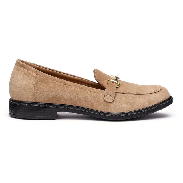 Hotter Hotter Women's 'Clovelly' Loafers in Camel - 3
