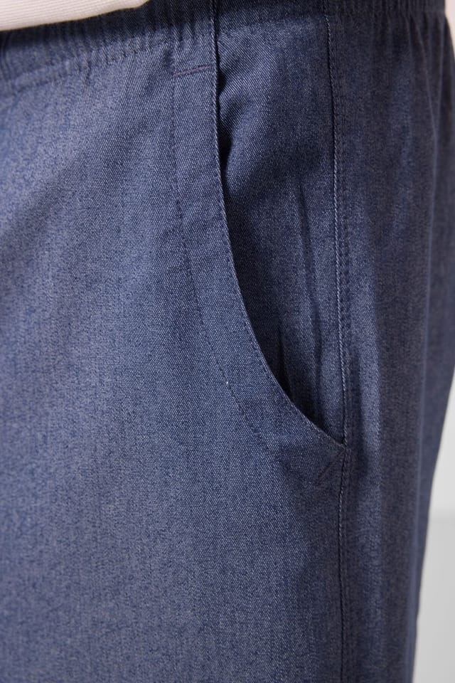 Tommy Life Tommy Life Men's Regular Fit Chino Shorts in Navy - 3