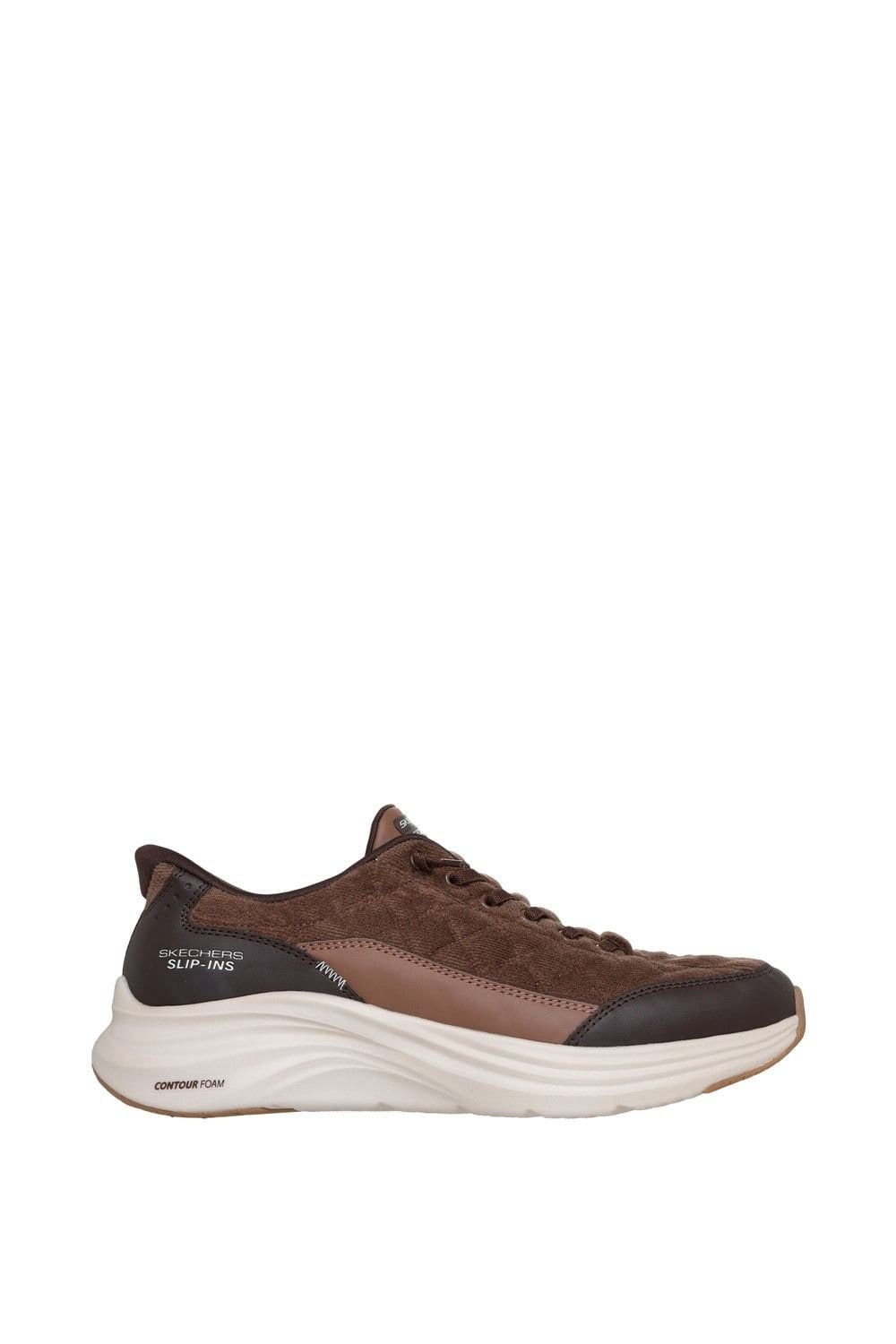 Skechers Skechers Men's Contour Foam Cordelux Casual Trainer in Brown - 4