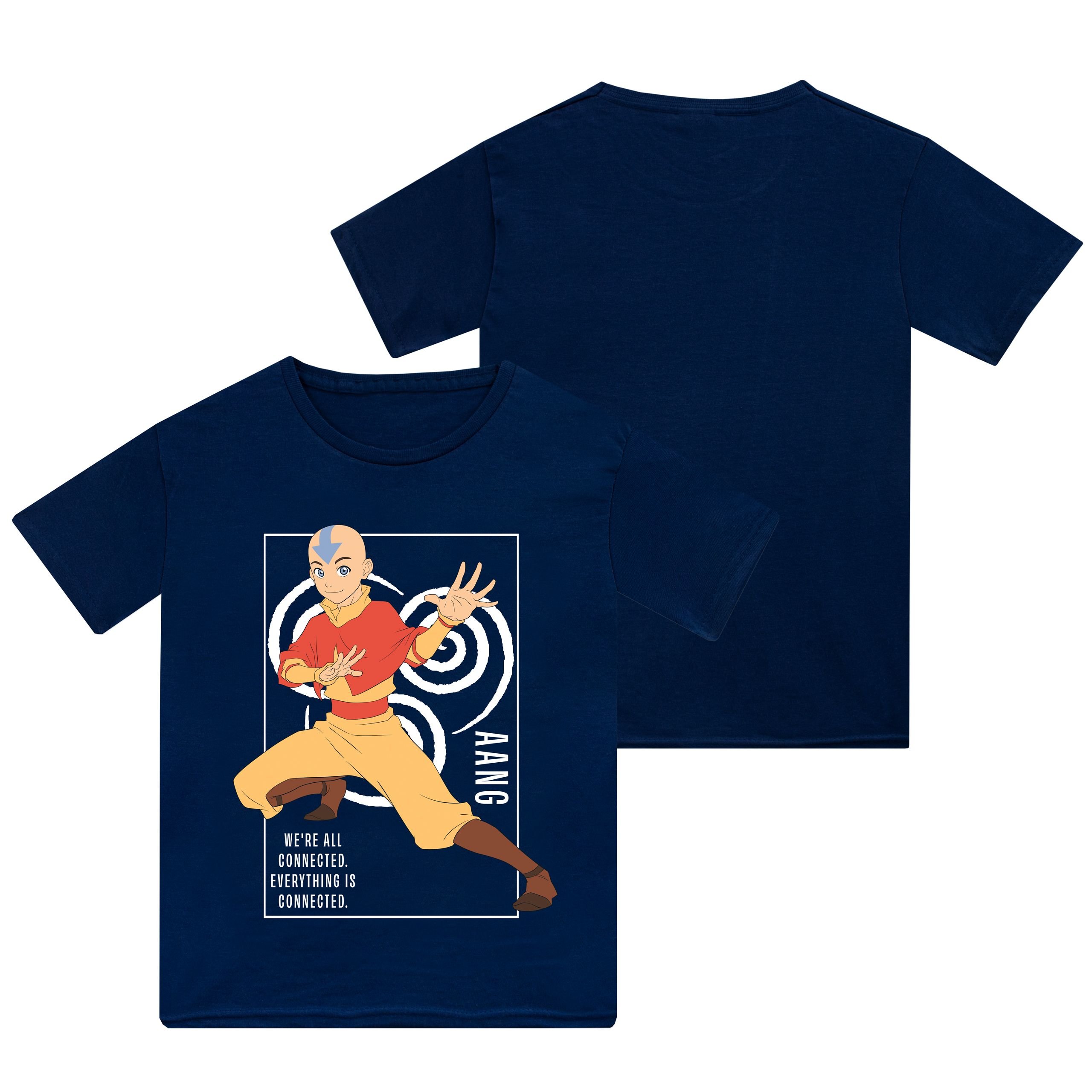 Avatar: The Last Airbender Avatar: The Last Airbender Men's Aang T-Shirt in Blue - 4