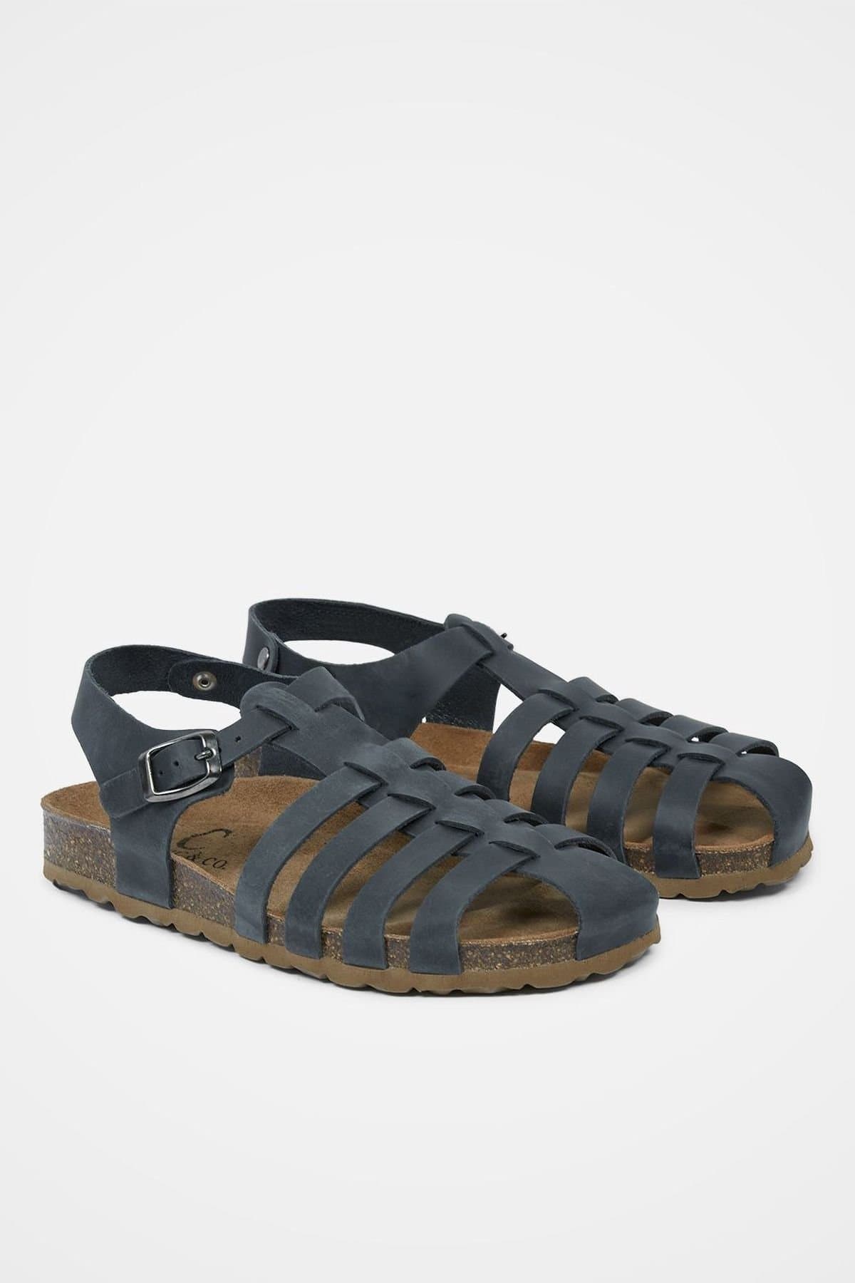 Celtic & Co Celtic & Co Women's Fisherman's Sandal in Mid Navy