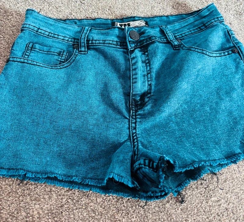 Primark Yes yes 12 denim shorts party festival beach holiday same day post