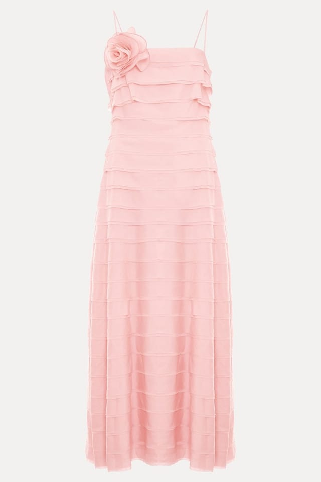 Phase Eight Phase Eight Women's Maben Layered Dress in Pale Pink - 2