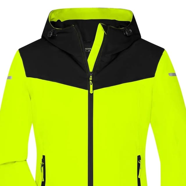 James and Nicholson James and Nicholson Women's All Weather Jacket in Bright Yellow - 2