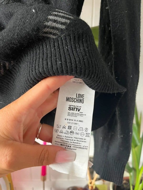 Love Moschino Love moschino monogram jumper - 1