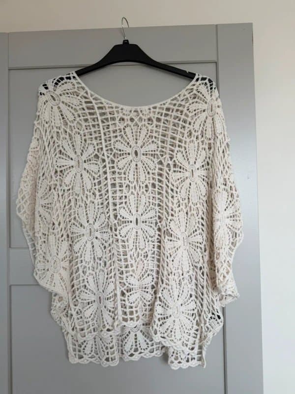 ASOS Cream crochet top