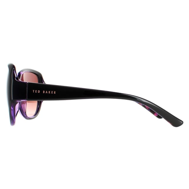 Ted Baker Ted Baker Women's Oval Black Purple Brown Gradient TB1394 Shay - 3