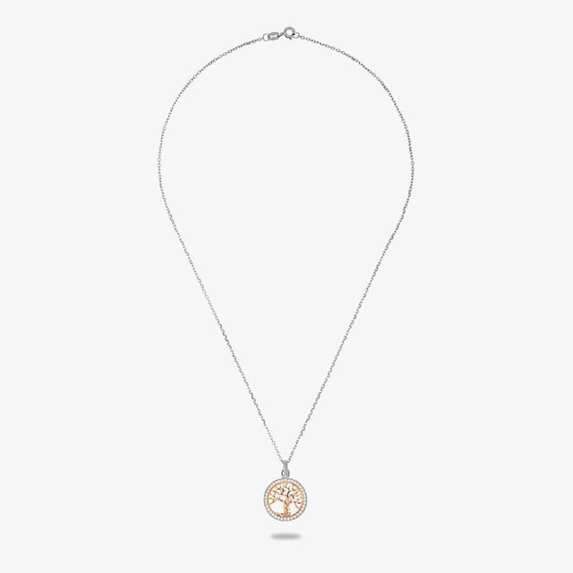 Rosa Lea Rosa Lea Women's Pave Tree Of Life Pendant BJ-P2989CRG0.5M in Silver - 3