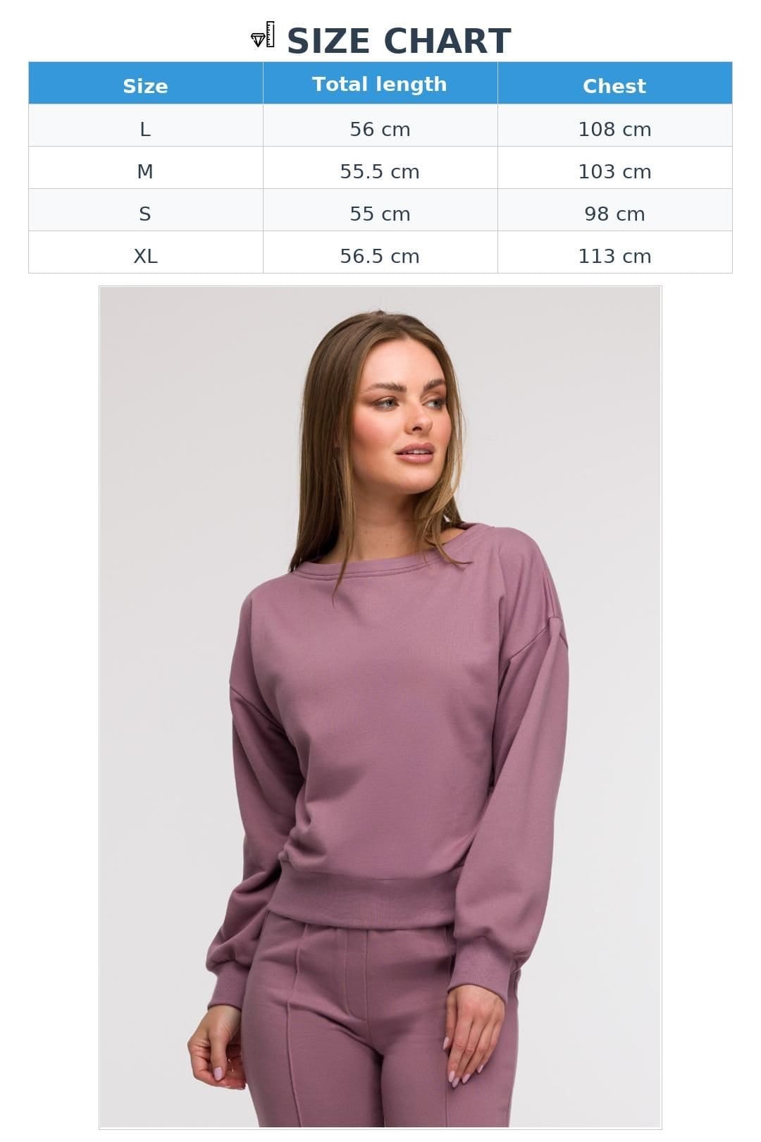 Love Lace Love Lace Women's Polish Wrap Open Back Oversized Blouse in Violet - 4