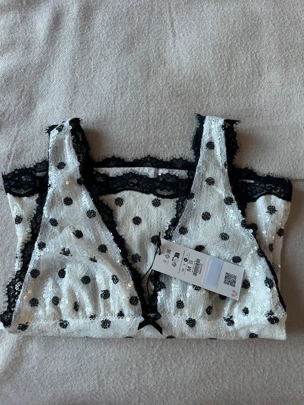 Bershka Bershka sequin polka dot set