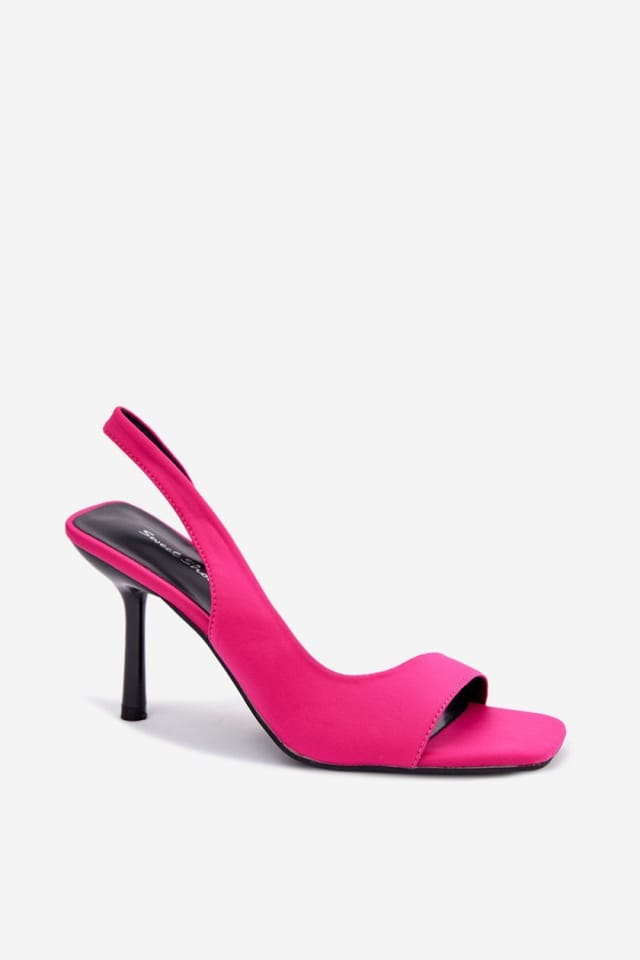 Love Lace Love Lace Women's Elegant Textile Stiletto Heel Sandals for Summer Occasions in Pink - 2