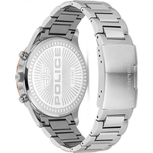 Police Police Men's PEWJI2194242 Vault 44mm Quartz Watch in Silver - 3
