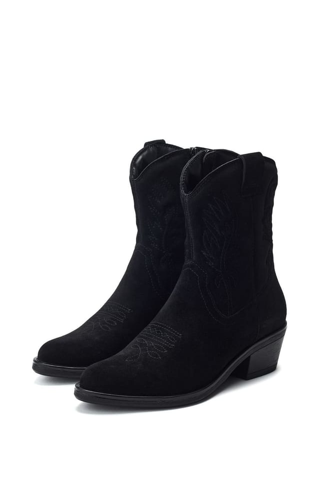 Moda In Pelle Moda In Pelle Women's 'Bletchley' Suede Ankle Boots in Black - 3