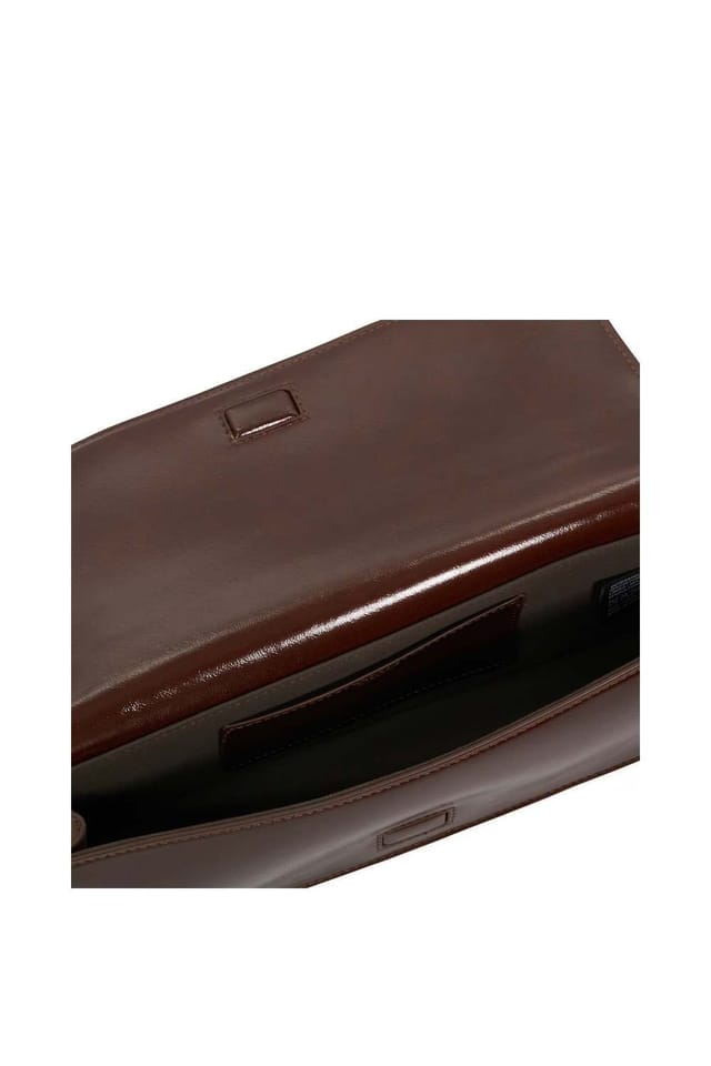 Dune London Dune London Women's 'Bemuse' Leather Clutch in Brown - 3