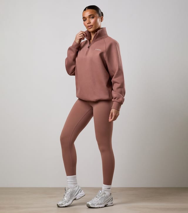 Gym King Women's Orange 365 Raglan Sleeve Funnel Neck Sweatshirt Gym King New Look - 2