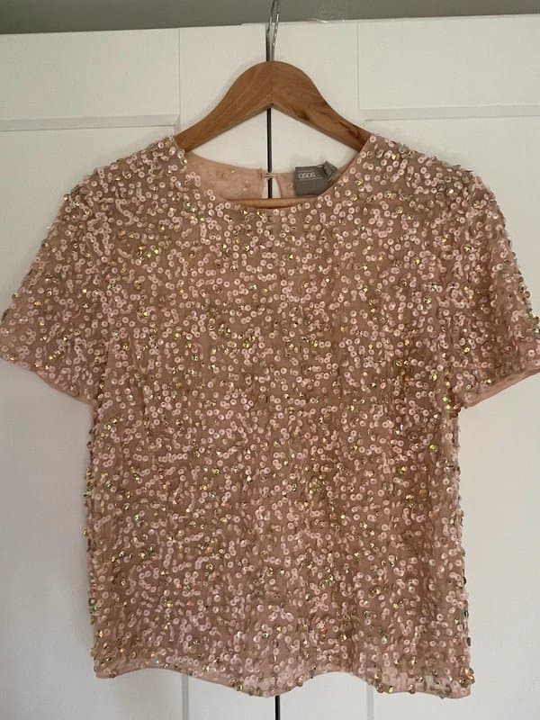 ASOS Pink ASOS sequin top