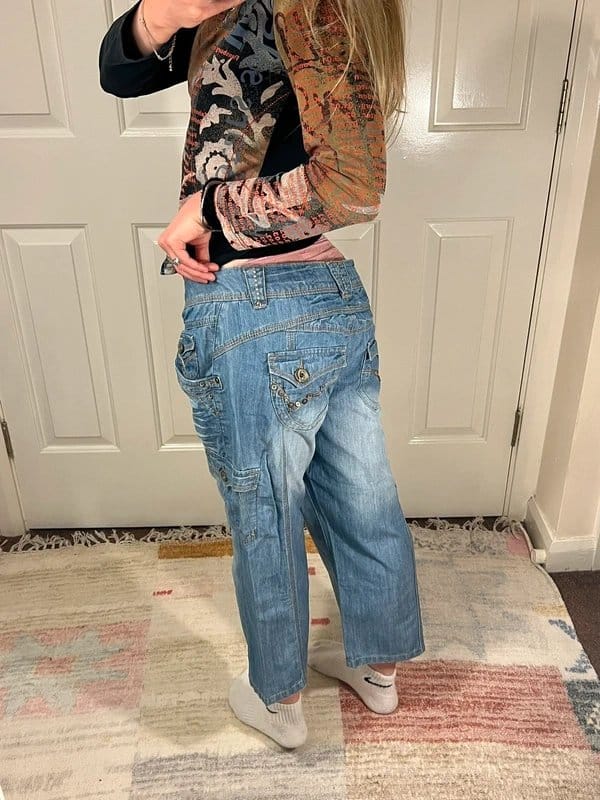 Vintage Dressing 90s low waisted jorts - 1
