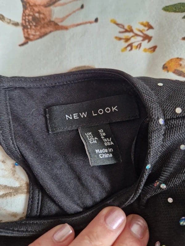 New Look New Look Black Tulle Dress