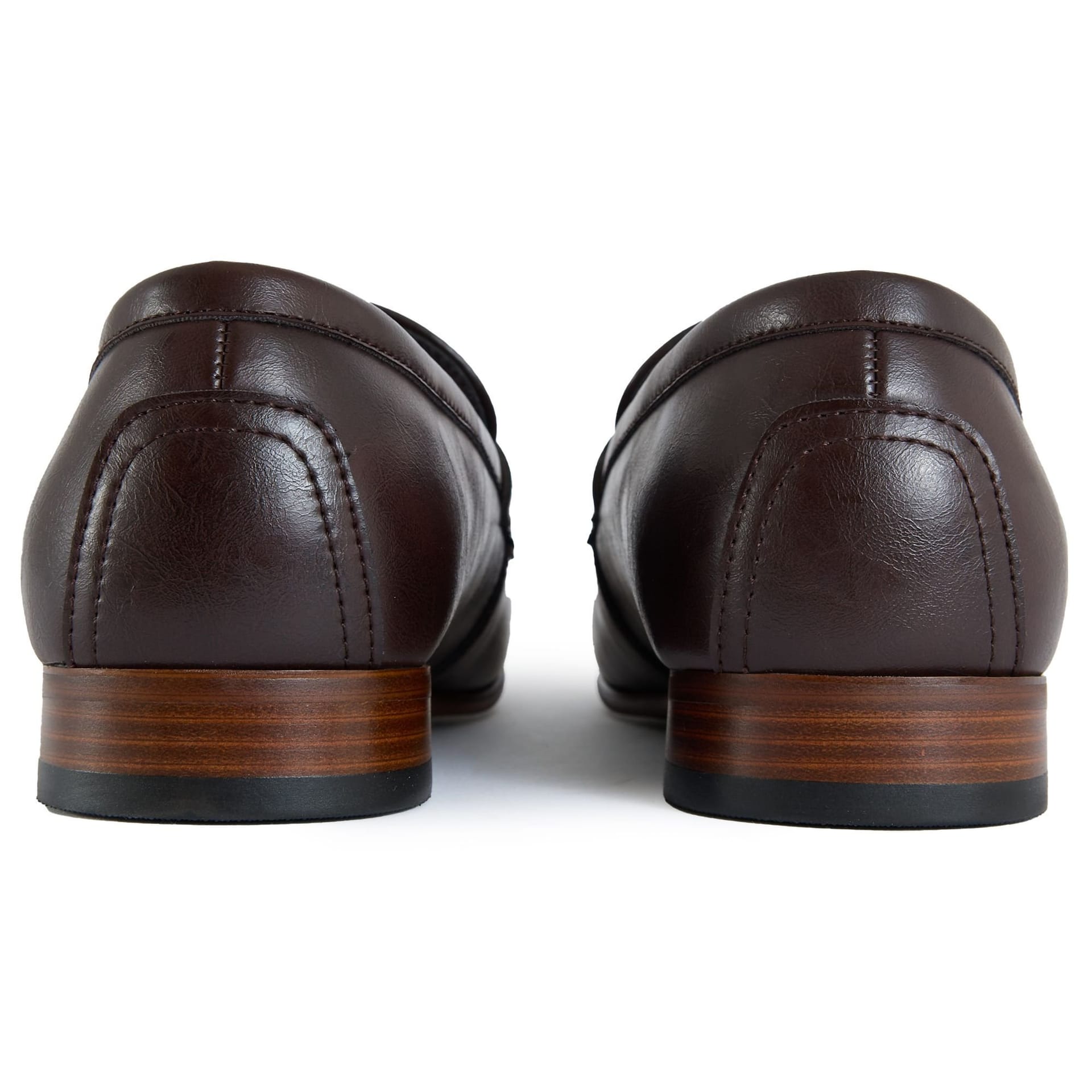 V.GAN V.GAN Men's Cappuccino Loafer Shoes in Brown - 4