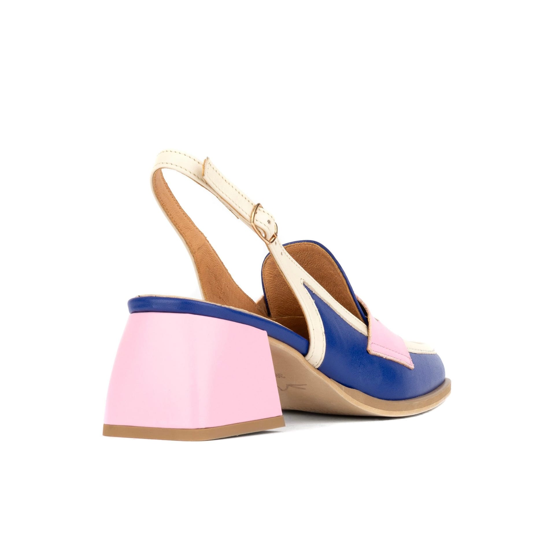 Embassy London Embassy London Women's Diana - Blue & Cream & Pink - 4