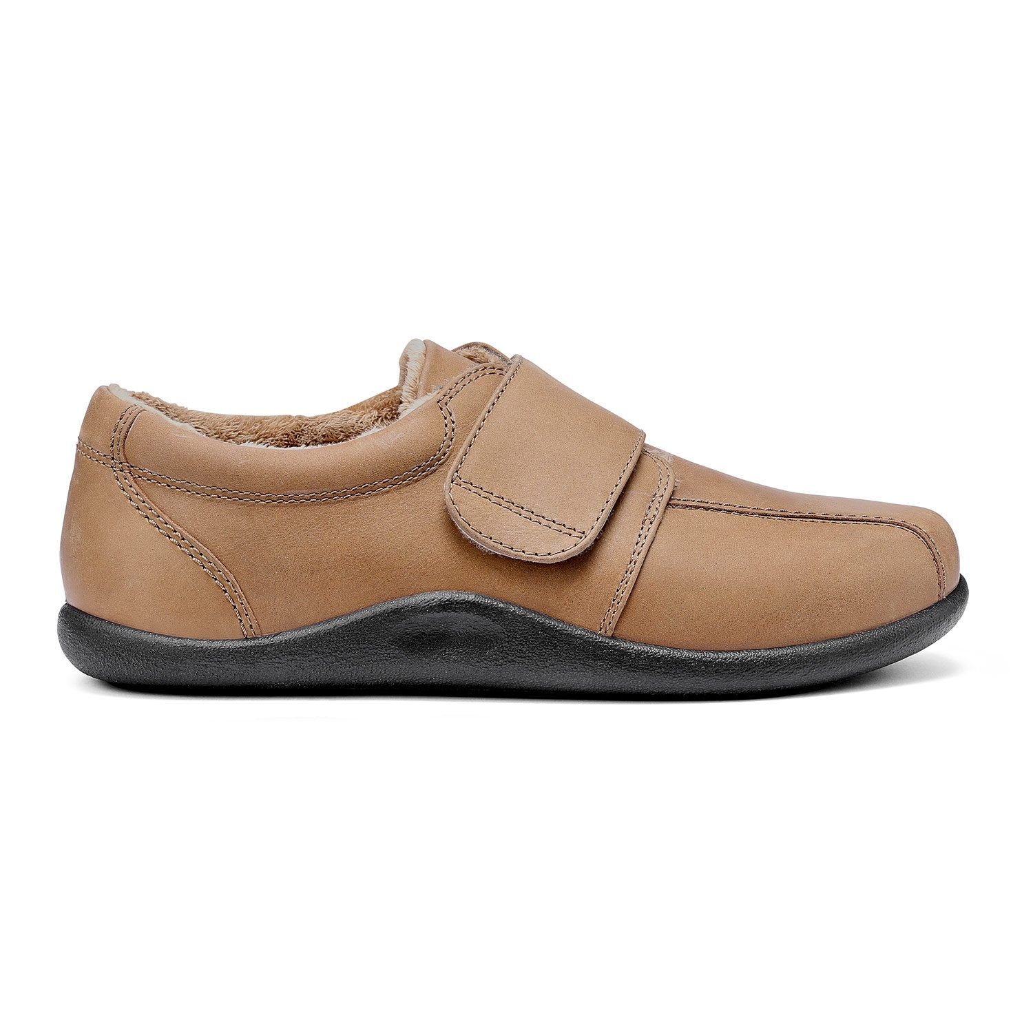 Hotter Hotter Men's 'Unwind' Slippers in Tan - 2