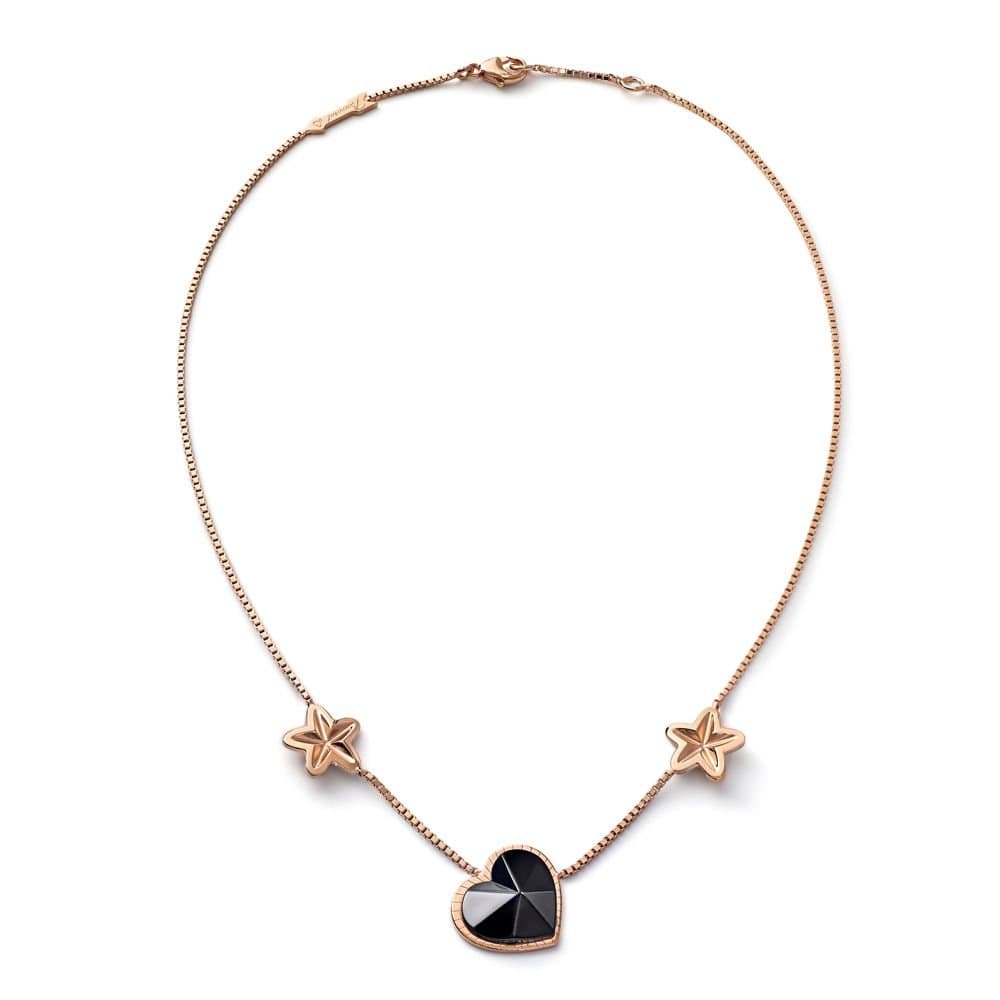 baccarat Baccarat Women's Vermeil Black Crystal Necklace