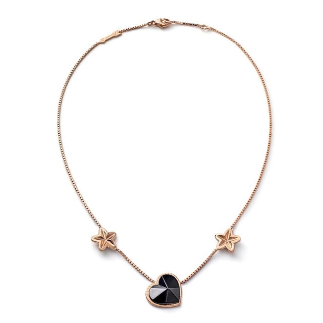 baccarat baccarat Women's Etoile Mon Coeur Vermeil Black Crystal Necklace 2812893 - 2