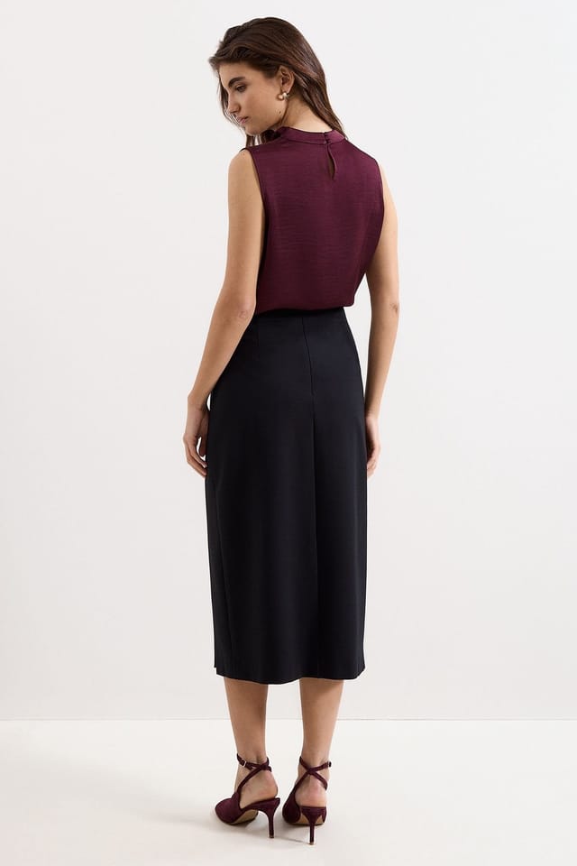 Phase Eight Phase Eight Women's Phoebe Ponte Skirt in Black - 3