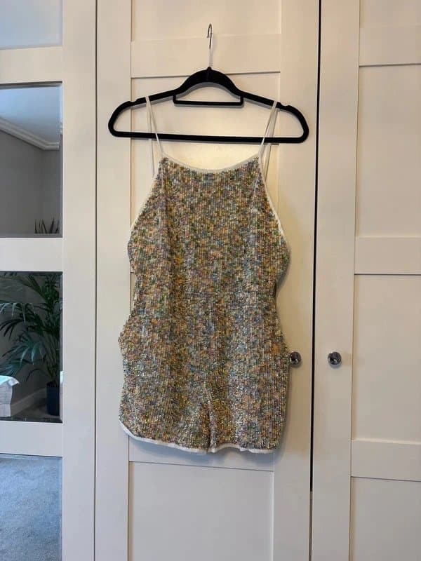 ASOS Sequin playsuit