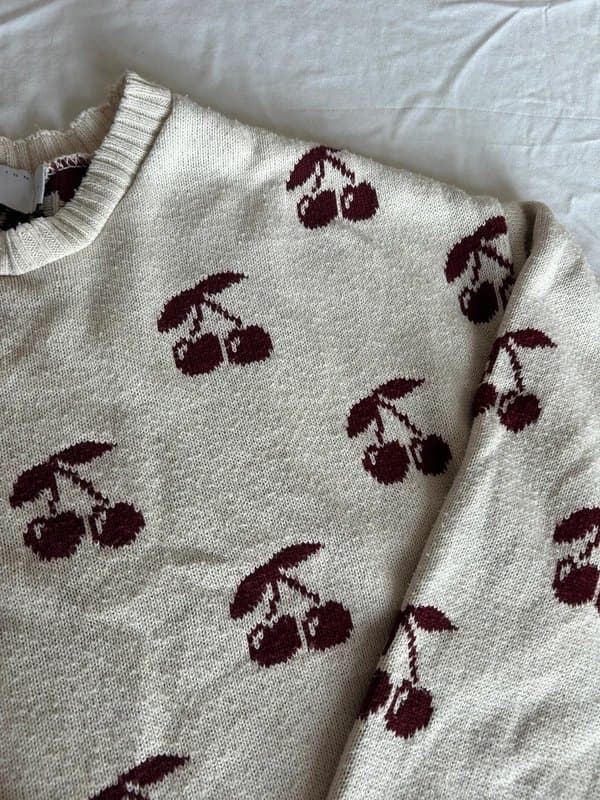 ASOS Design Cherry Jumper