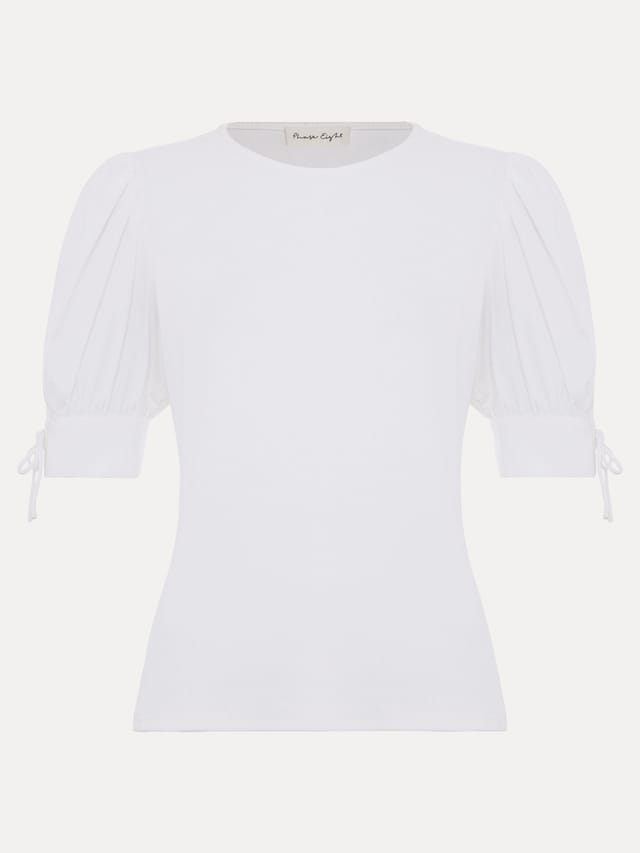 Phase Eight Phase Eight Women's Luella Woven Sleeve Top in White - 2
