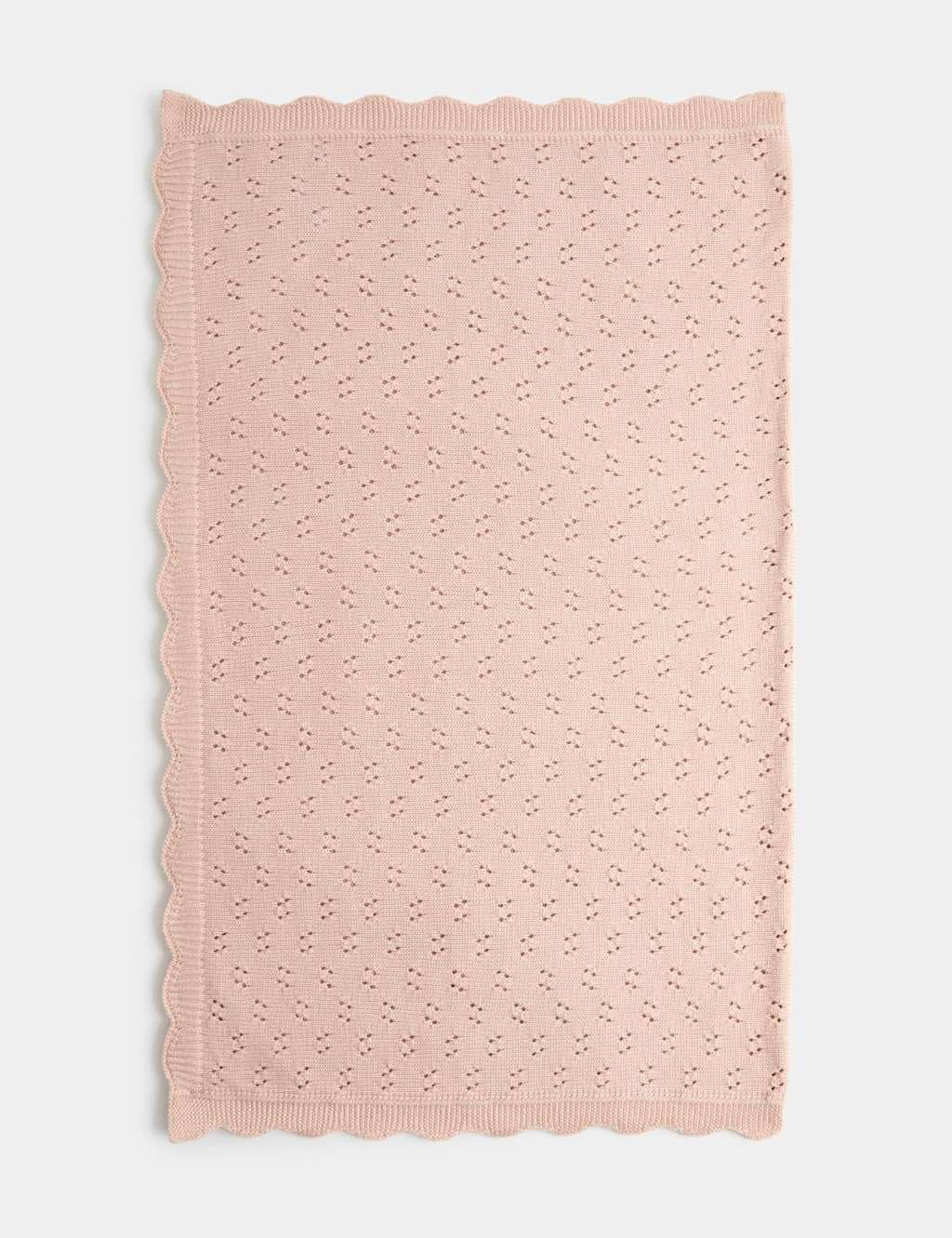 Marks & Spencer M&S Pure Cotton Shawl Blush Pink