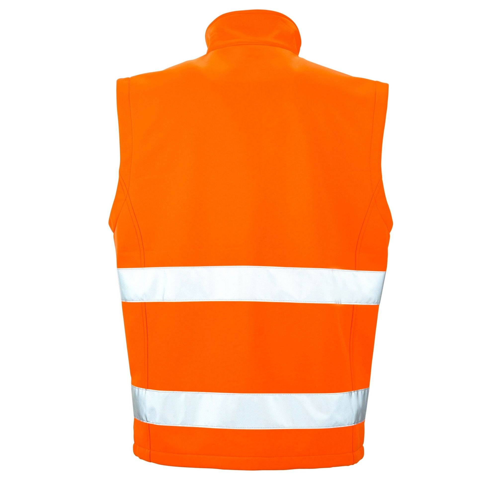 SAFE-GUARD by Result SAFE-GUARD by Result Men's Softshell Printable Gilet in Burnt Orange - 2