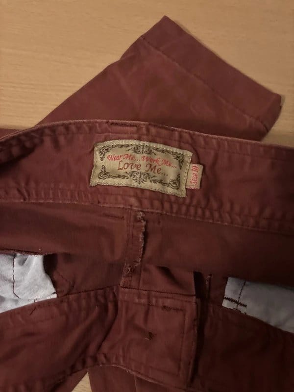 New Look Burgundy Skinny Jeans UK Size 10