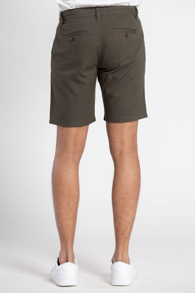 Tokyo Laundry Tokyo Laundry Men's Cotton Chino Shorts in Khaki - 2
