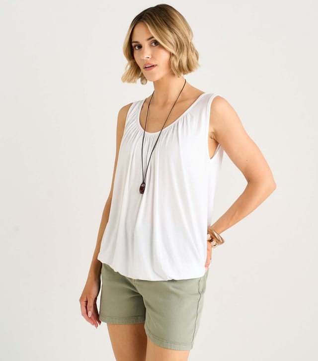 Gini London Women's White Oversized Top Gini London New Look - 3