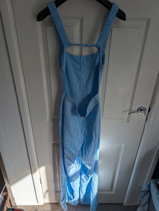 Bershka Bershka blue long legged playsuit