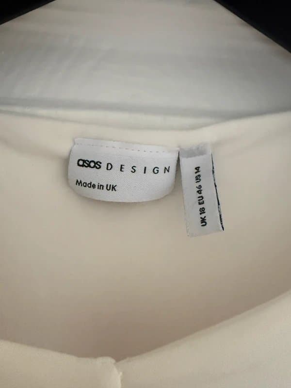 ASOS Design Cream Bodysuit