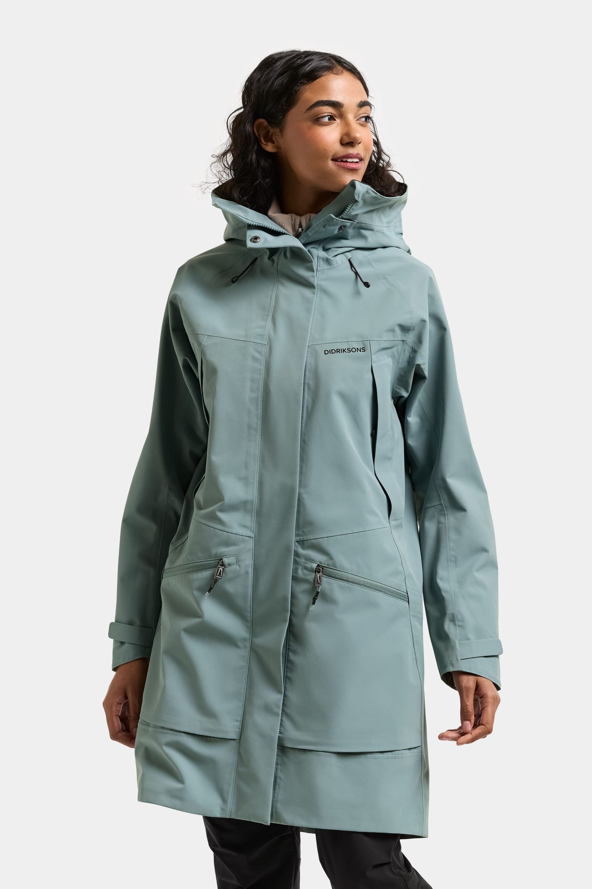Didriksons Women's Ilma Parka in Turquoise
