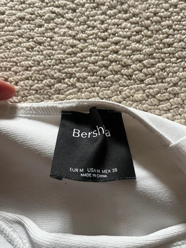 Bershka White crop top - 1