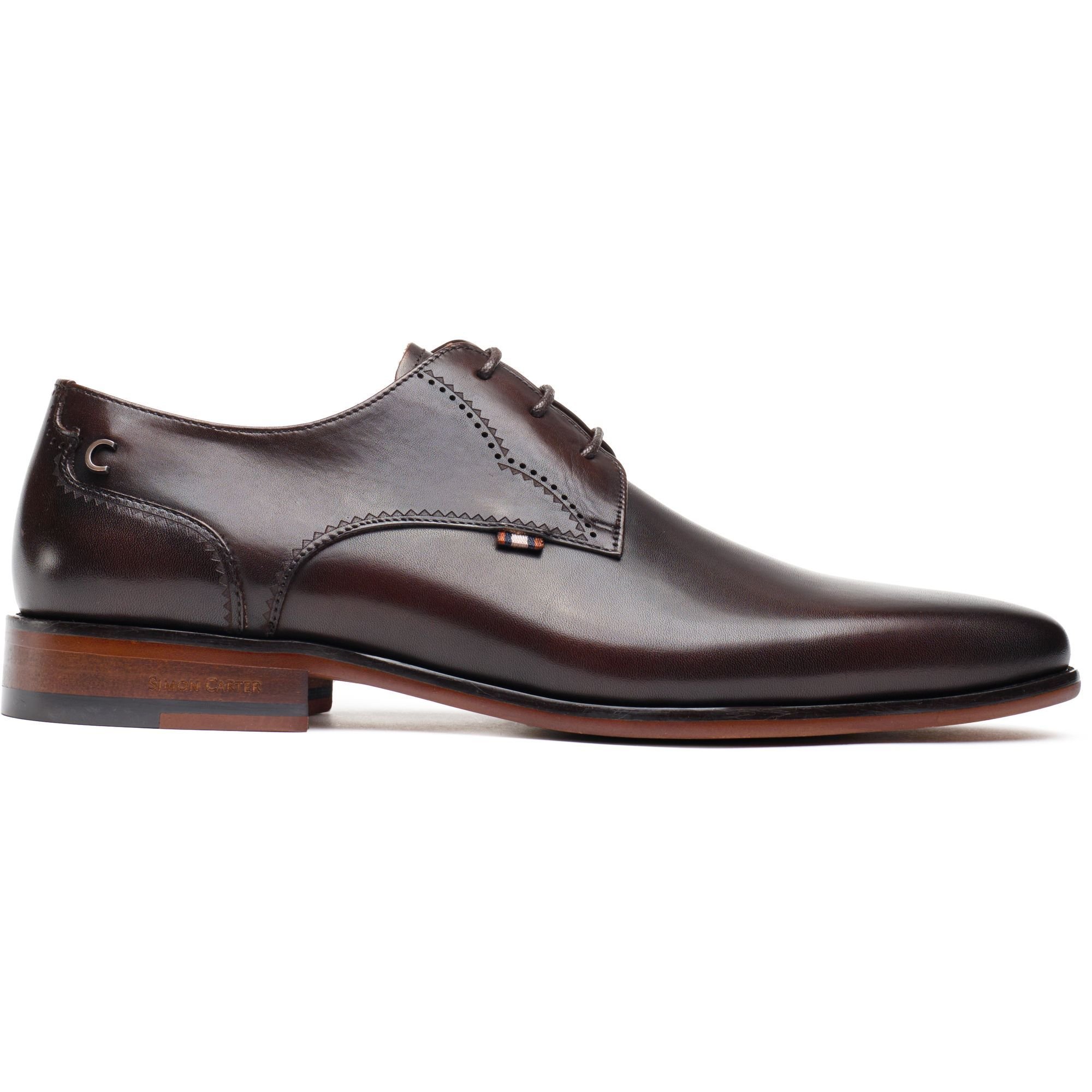 Simon Carter SIMON CARTER Men's Basset Shoes in Brown - 2