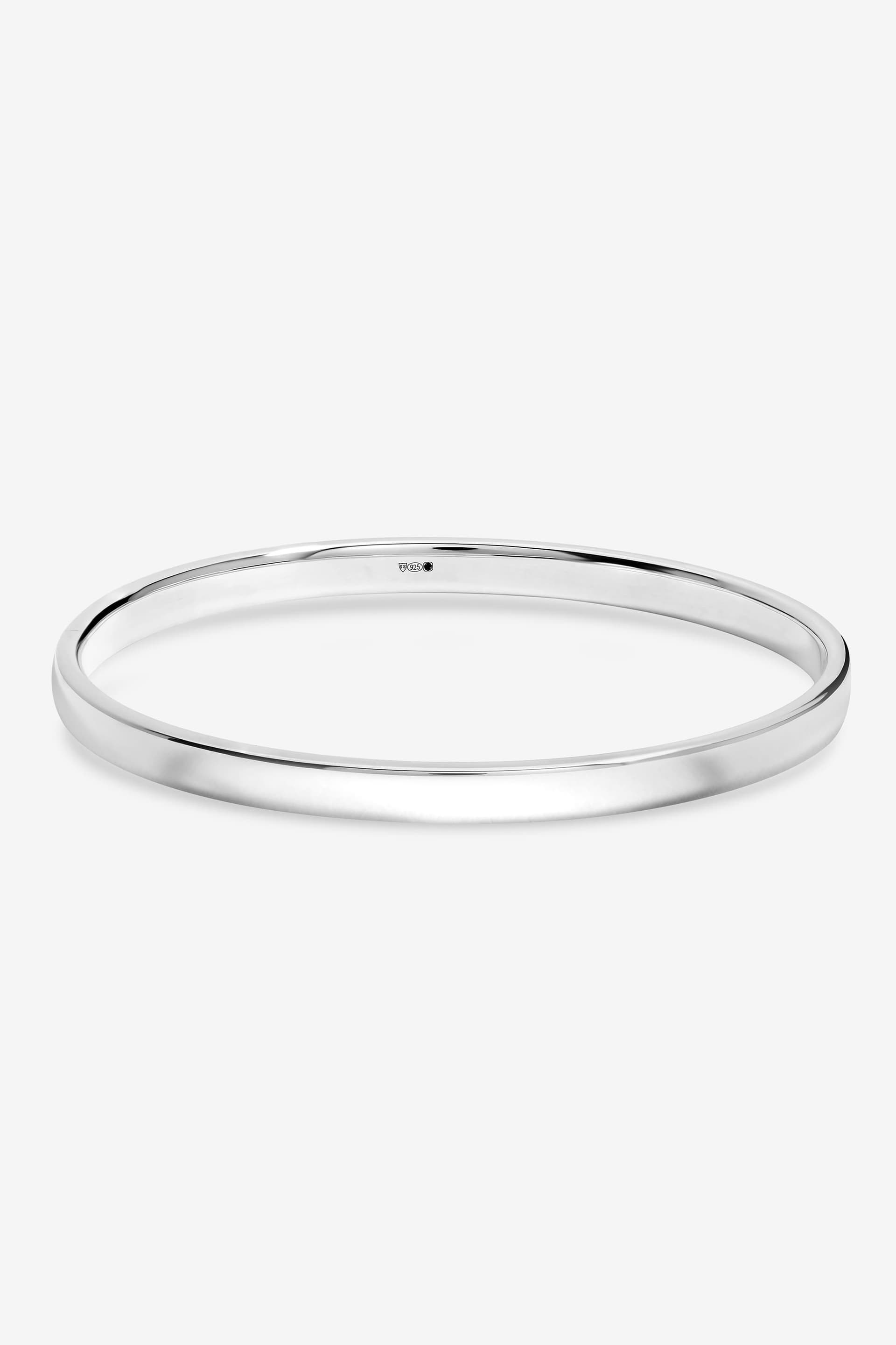 Simply Silver Simply Silver Women's 925 Sterling Silver Bangle - Gift Pouch