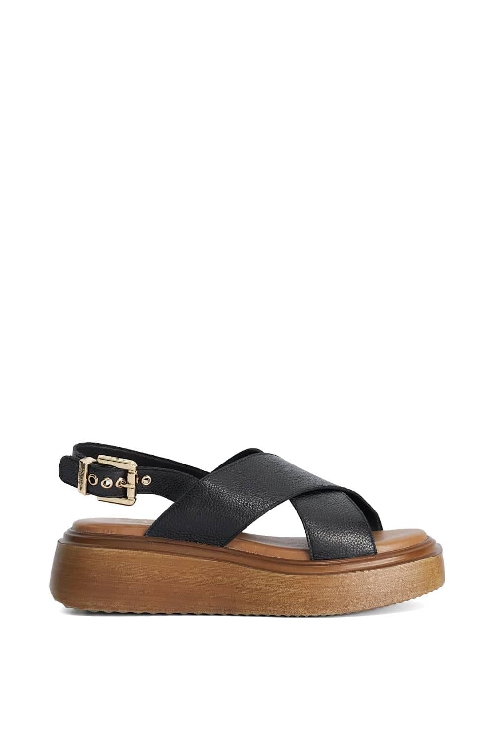 Dune London Dune London Women's 'Lovess' Leather Sandals in Black