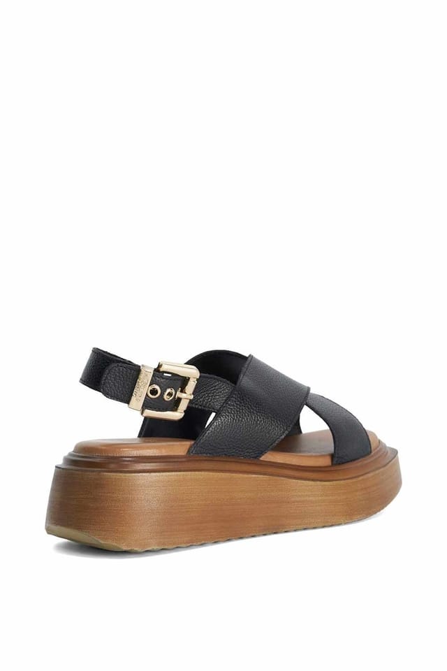 Dune London Dune London Women's 'Lovess' Leather Sandals in Black - 3