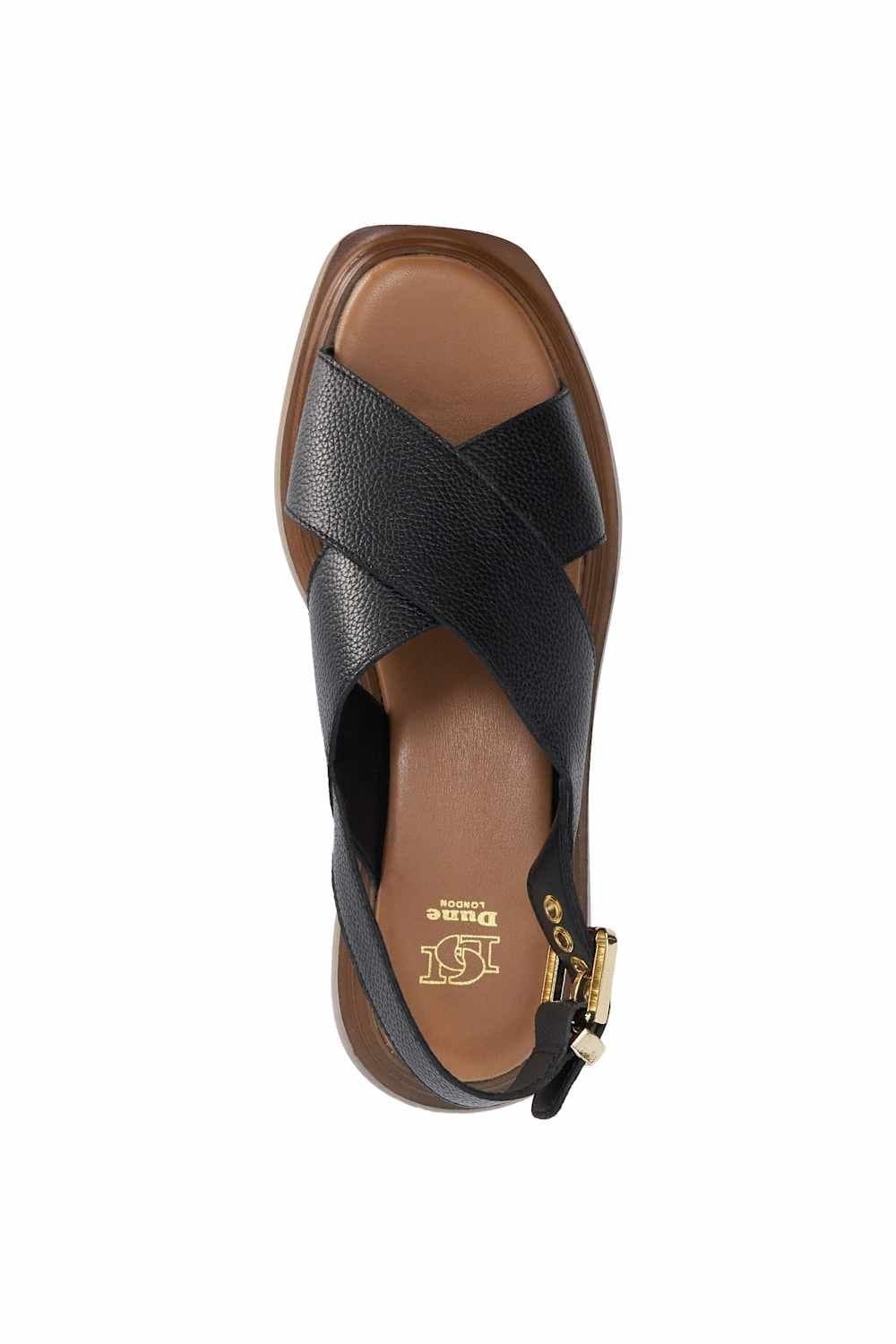 Dune London Dune London Women's 'Lovess' Leather Sandals in Black - 4