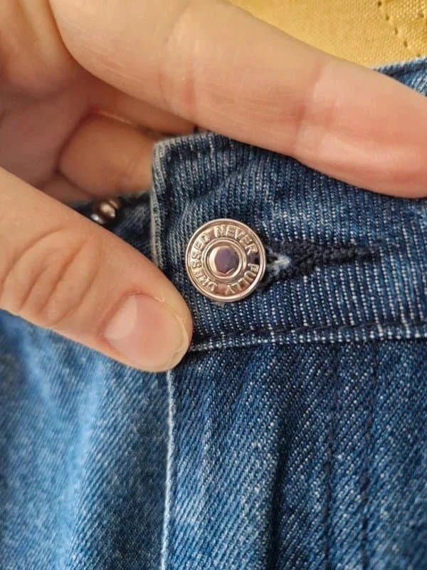 Never Fully Dressed Never fully dressed women's Blue Studded Barrel Jeans size 12