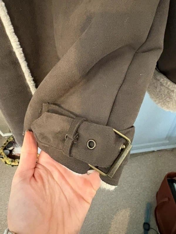 NA-KD NA-KD aviator jacket with faux fur lining