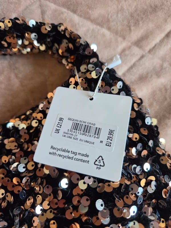 New Look Sequin Handbag