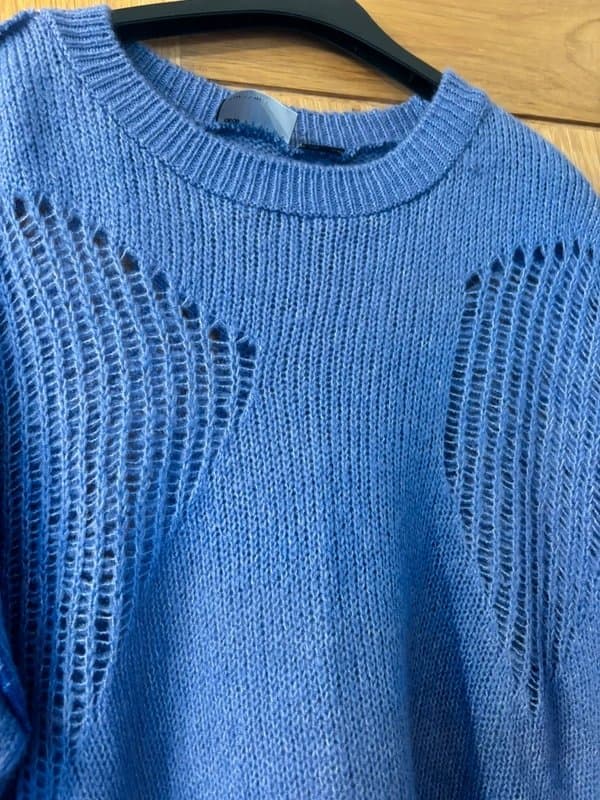 ASOS ASOS design vintage jumper - indigo purple (small)